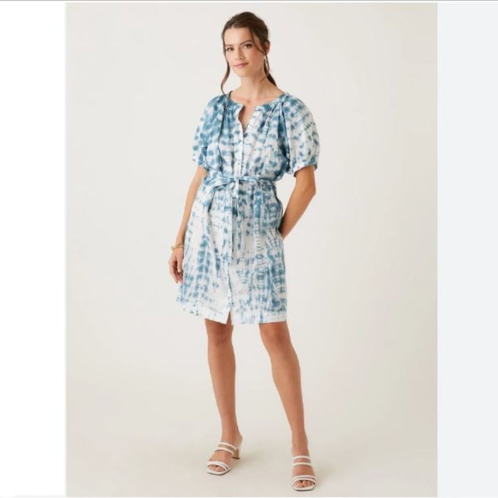 Fifteen Twenty Short Sleeve Tie-Dye Dress